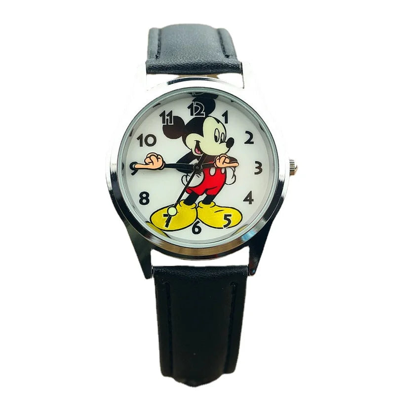 Neue Disney Mickey Maus Mode Teen Erwachsene Uhren Vintage Gelenk Hände Analog Quarz Uhr für Frauen Teenager Armbanduhr