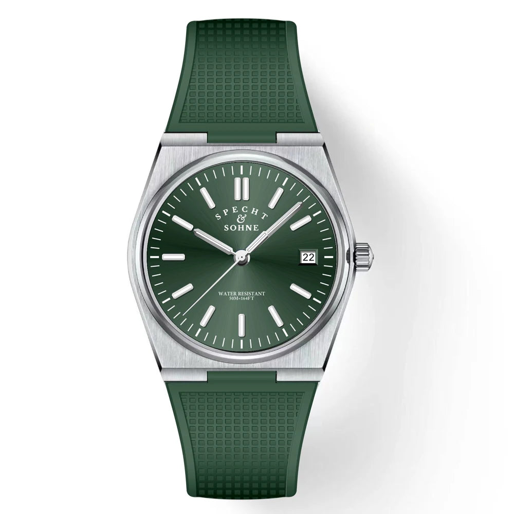 2025 New Arrivals Specht&Sohne Mens Watches Stainless Steel Sapphire Classic Quartz Men Watch Relogio Masculino 100M Waterproof