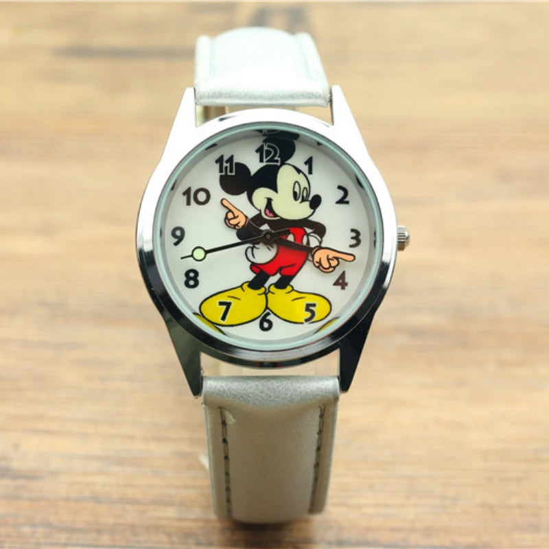 Neue Disney Mickey Maus Mode Teen Erwachsene Uhren Vintage Gelenk Hände Analog Quarz Uhr für Frauen Teenager Armbanduhr