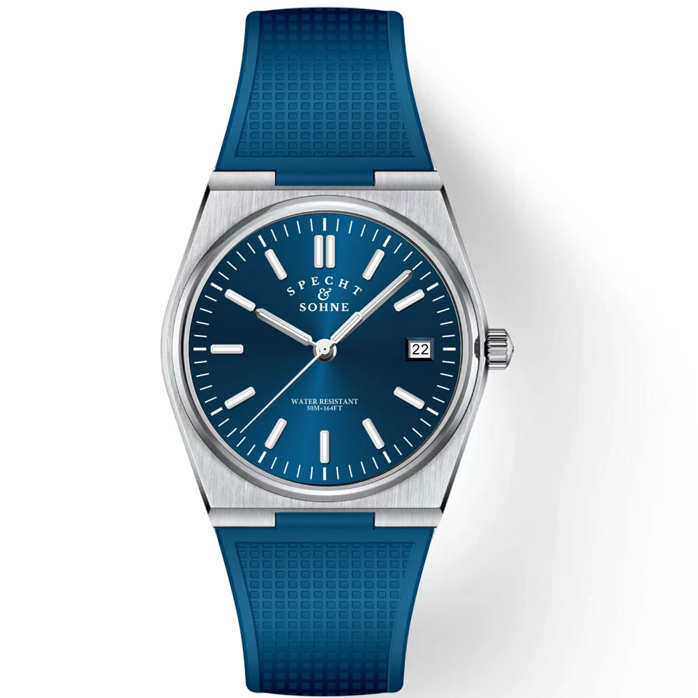 2025 New Arrivals Specht&Sohne Mens Watches Stainless Steel Sapphire Classic Quartz Men Watch Relogio Masculino 100M Waterproof
