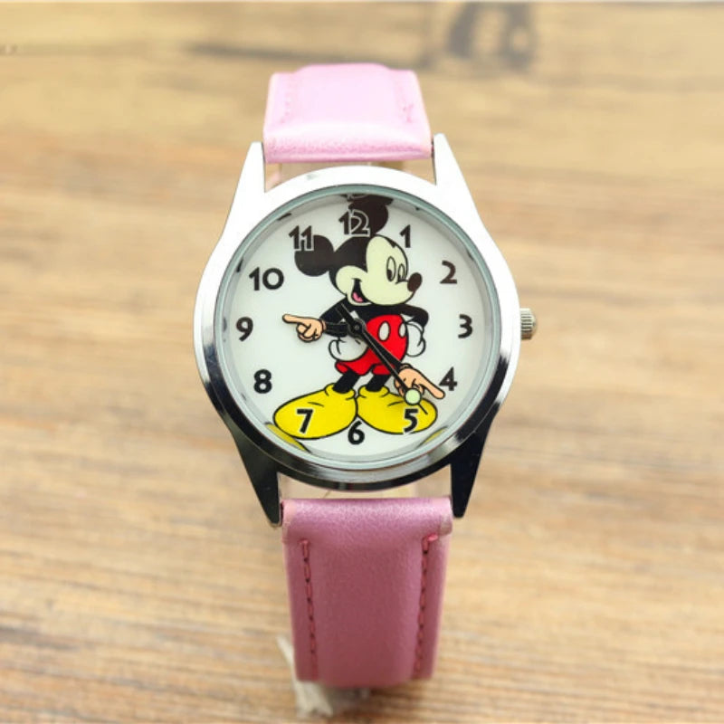 Neue Disney Mickey Maus Mode Teen Erwachsene Uhren Vintage Gelenk Hände Analog Quarz Uhr für Frauen Teenager Armbanduhr