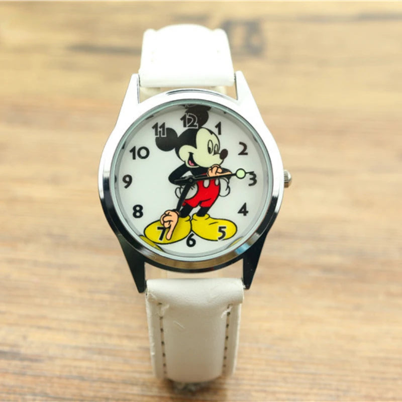 Neue Disney Mickey Maus Mode Teen Erwachsene Uhren Vintage Gelenk Hände Analog Quarz Uhr für Frauen Teenager Armbanduhr