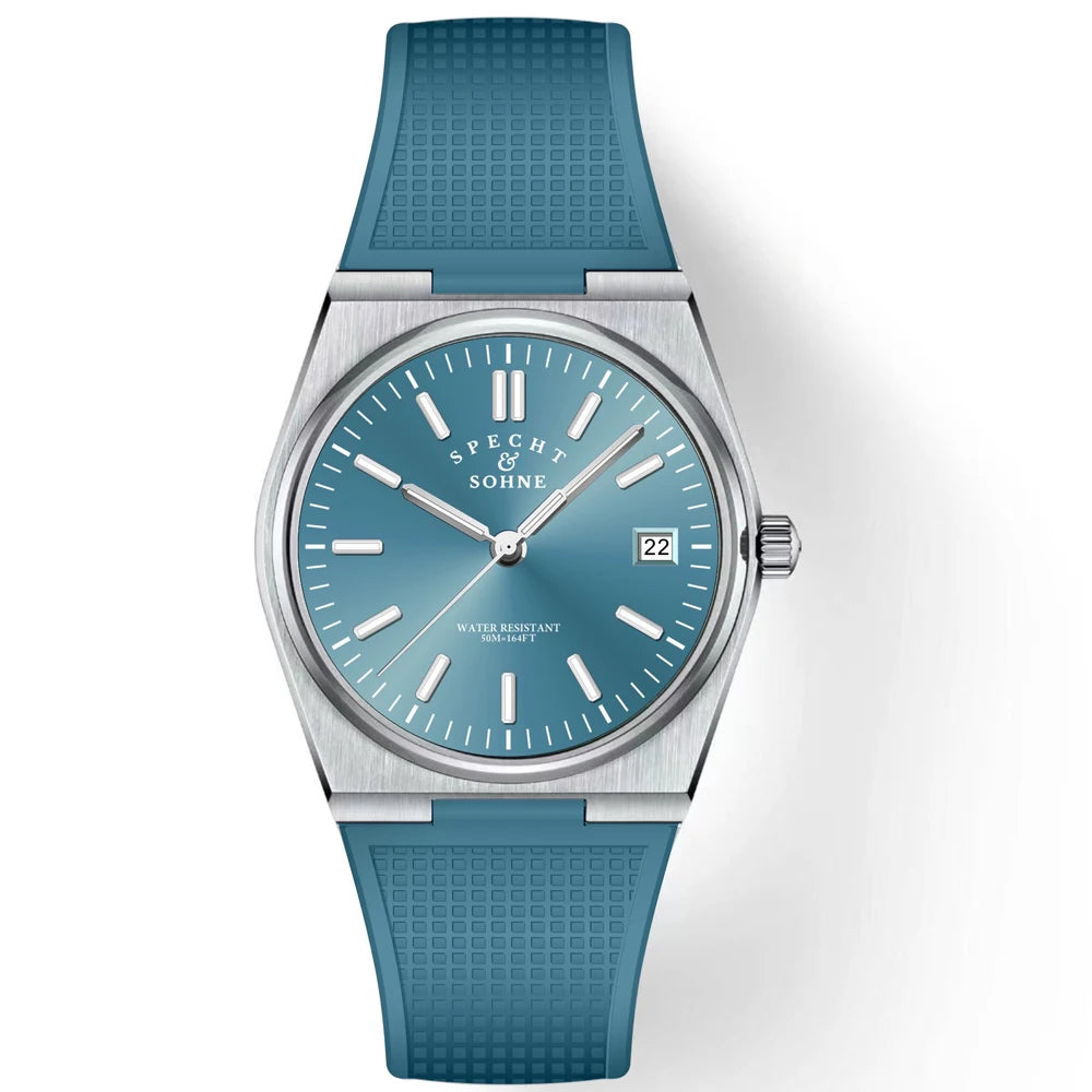 2025 New Arrivals Specht&Sohne Mens Watches Stainless Steel Sapphire Classic Quartz Men Watch Relogio Masculino 100M Waterproof